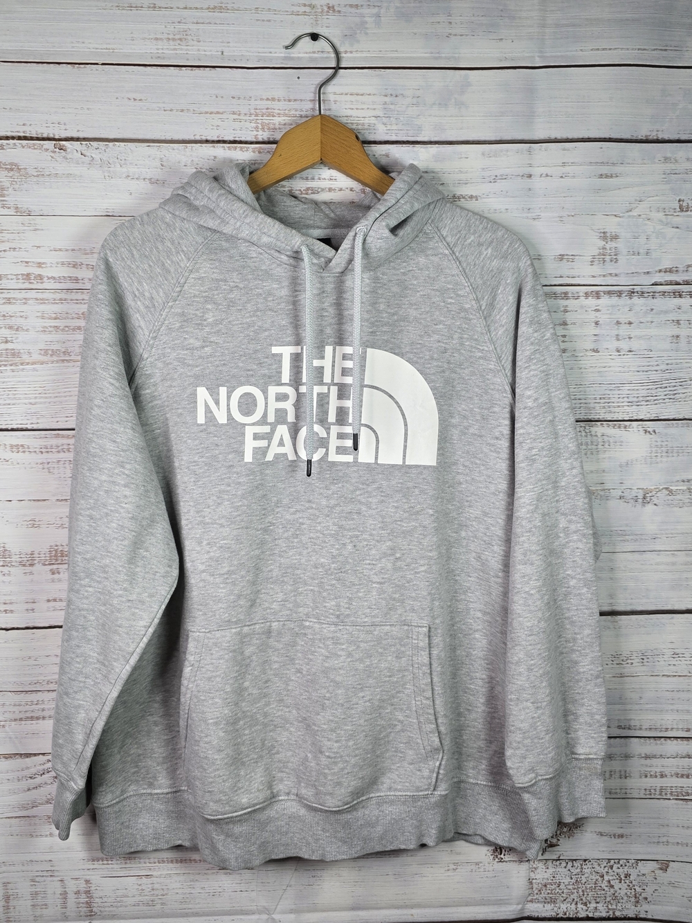 The North Face Women’s XXL Gray Logo Pullover Hoodie Sweatshirt